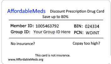 AffordableMeds Prescription Discount Card Coupon