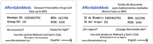 AffordableMeds discount card