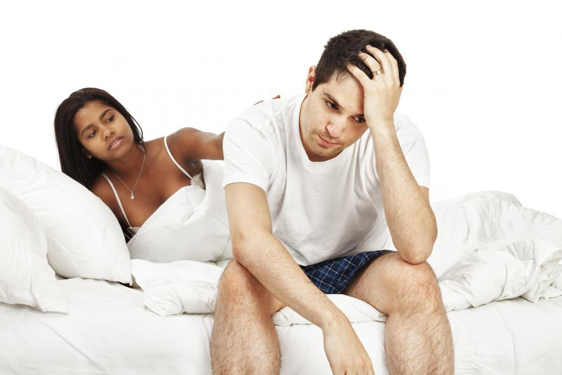 Man stressed out about erectile dysfunction